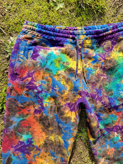 Rainbow Crackle Sweatpants